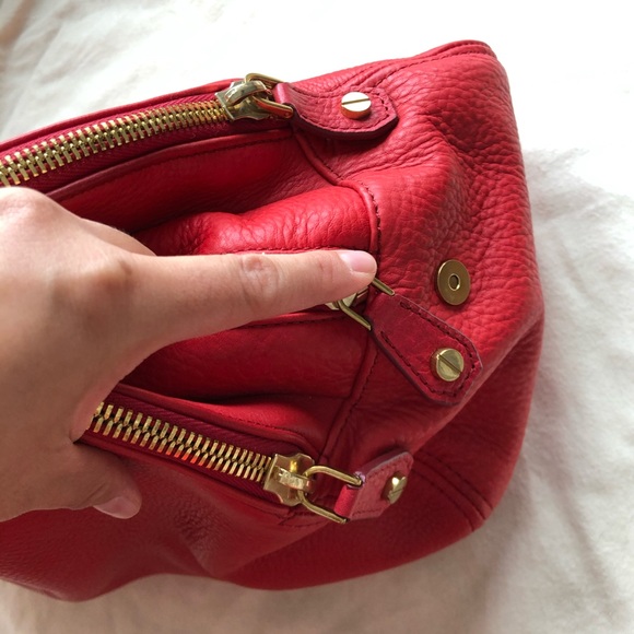 JCrew Biennial Red Leather Satchel - Picture 8 of 16